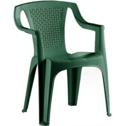 Gartenstuhl Luna Kunststoff Grün
