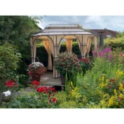 Eleo Vorhänge Polyester Ecru 2er-Set Für Pavillon 5 Eleo Vorhänge Polyester Ecru 2er-Set Für Pavillon -Gartenwelt Günstiges Geschäft 945932 4915 3