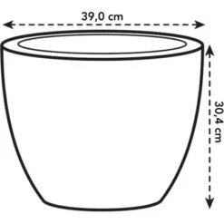 Elho Blumentopf Pure Soft Mit Rollen Ø 39 Cm Anthrazit -Gartenwelt Günstiges Geschäft 966894 4667 03