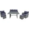 Gartenmöbelgruppe Los Angeles 6-tlg.