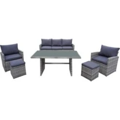 Gartenmöbelgruppe Los Angeles 6-tlg.