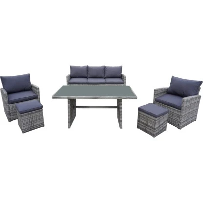 Gartenmöbelgruppe Los Angeles 6-tlg. 1 Gartenmöbelgruppe Los Angeles 6-tlg.