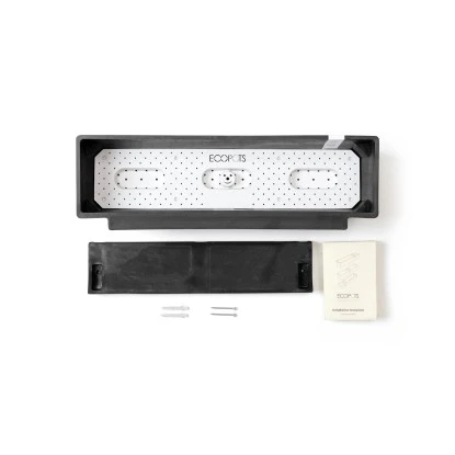 Ecopots Pflanztopf Manhattan Wall L Dunkelgrau 55 Cm X 15 Cm 3 Ecopots Pflanztopf Manhattan Wall L Dunkelgrau 55 Cm X 15 Cm – Bild 3