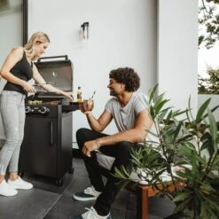 Enders Elektrogrill EFlow Pro 2 Turbo Shadow 3 KW Mattschwarz -Gartenwelt Günstiges Geschäft W PRO 2 TURBO SHADOW AB 02