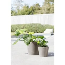 Ecopots Pflanztopf Amsterdam Taupe 30 Cm X 26 Cm -Gartenwelt Günstiges Geschäft am30WaterReservoirTaupe 90