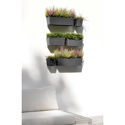 Ecopots Pflanztopf Manhattan Wall L Dunkelgrau 55 Cm X 15 Cm 2 Ecopots Pflanztopf Manhattan Wall L Dunkelgrau 55 Cm X 15 Cm – Bild 2