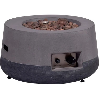 Dobar Outdoor-Feuerschale Mit Gasflamme Calido Ø 60 Cm Grau 1 Dobar Outdoor-Feuerschale Mit Gasflamme Calido Ø 60 Cm Grau