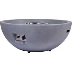 Dobar Outdoor-Feuerschale Mit Gasflamme Lunar Ø 90 Cm Grau -Gartenwelt Günstiges Geschäft lavaofengasfeuerstelle 02