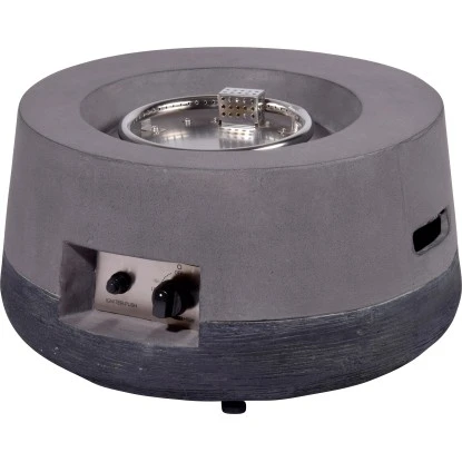 Dobar Outdoor-Feuerschale Mit Gasflamme Calido Ø 60 Cm Grau 3 Dobar Outdoor-Feuerschale Mit Gasflamme Calido Ø 60 Cm Grau – Bild 3